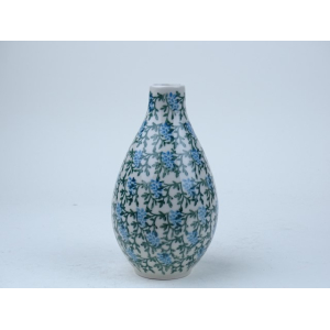 Bunzlau vaas druppel 12,5 cm.  * G17-2859 *