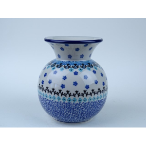 Bunzlau vaasje 14 cm. hoog * 96-1984 *