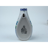 Bunzlau vaasje voor aan de muur 12,5 cm.  * G11-2668 *