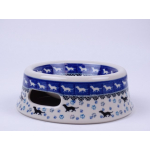 Bunzlau dierenvoerbak 18 cm. klein * 524-2151 teckel *