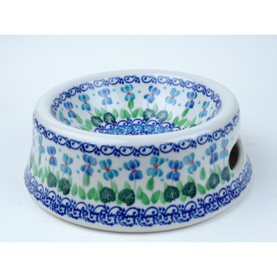 Bunzlau voerbak 18 cm. * 524-2668 * Bunzlau voerbak 18 cm. * 524-2668 *