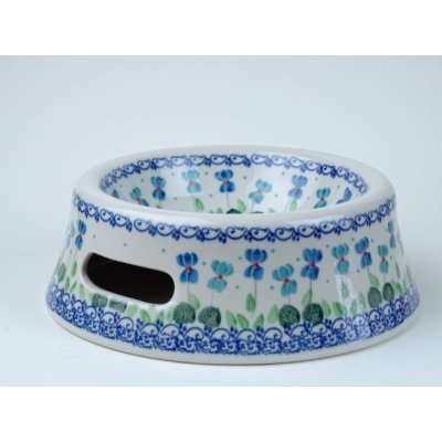 Bunzlau voerbak 21 cm. groot * 525-2668 * Bunzlau voerbak 21 cm. groot * 525-2668 *