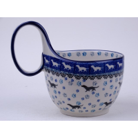 Bunzlau waterscoop/ soepkom 400 ml. * 845-2151 teckel *