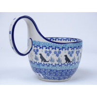 Bunzlau waterscoop/ soepkom  400 ml.  * 845-2856 hond *
