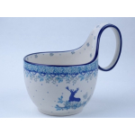 Bunzlau waterscoop/ soepkom 400 ml.* 845-2858 hert *