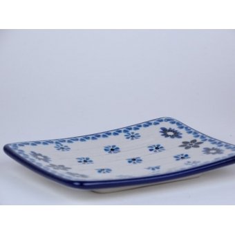 Bunzlau zeepschaaltje plat * A97- 1827 *