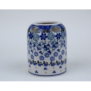 Bunzlau tandenborstel / make-up pot * 575-1829 *