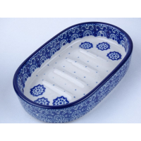 Bunzlau zeepschaaltje 14 cm. * G63-884 *