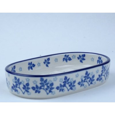 Bunzlau zeepbakje ovaal 14 cm. * G63-3206 vogeltjes * Bunzlau zeepbakje ovaal 14 cm. * G63-3206 vogeltjes *